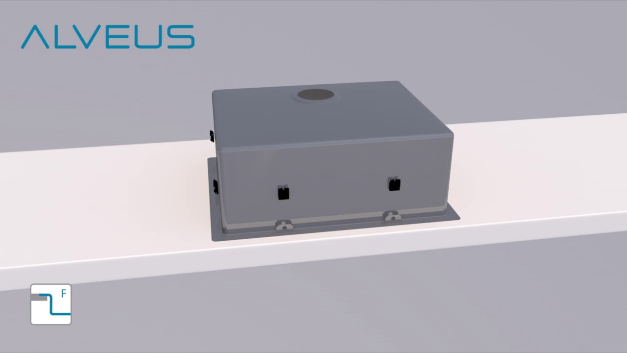 Alveus FLUSH Sink Installation - by Olif