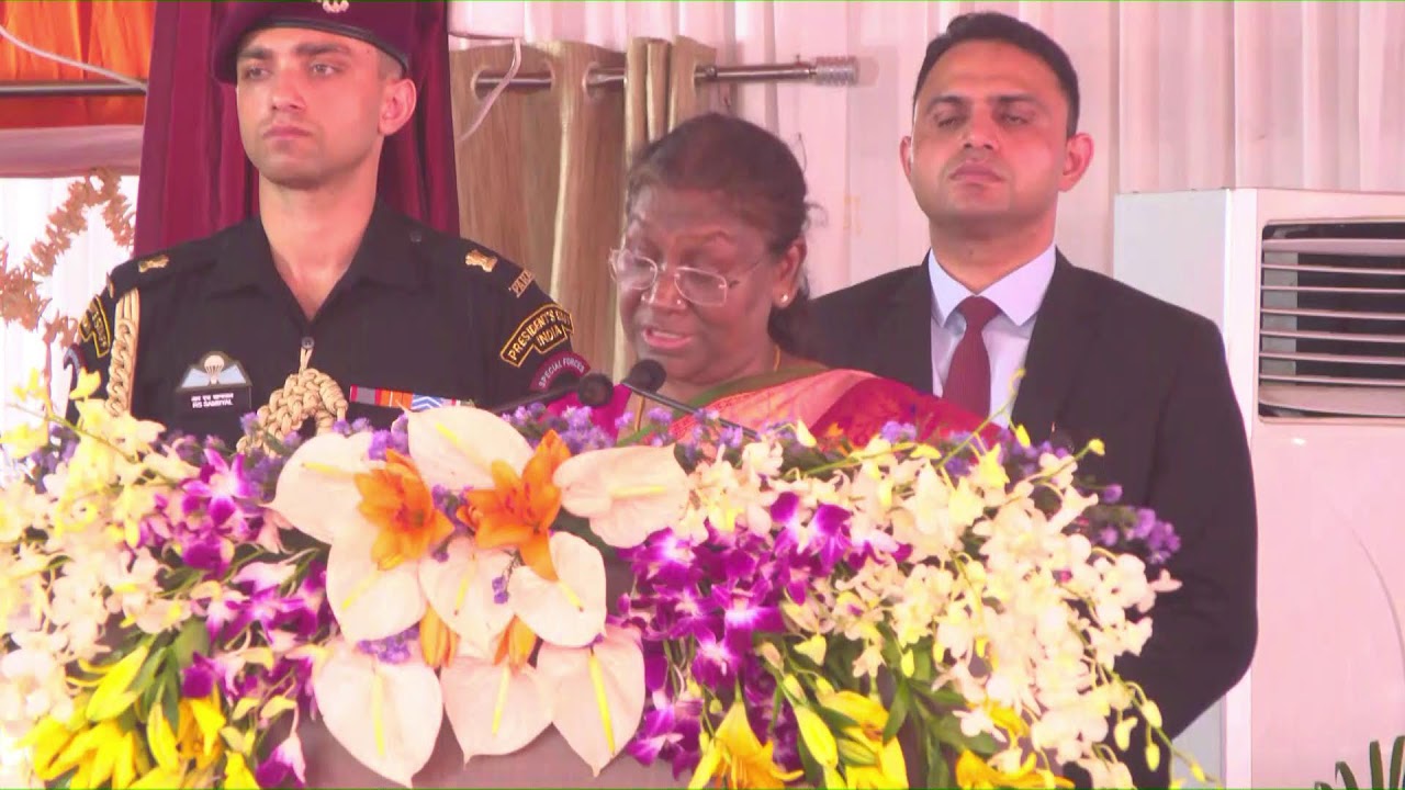 President Droupadi Murmu flags off new trains from Badampahar Railway Station in Odisha
