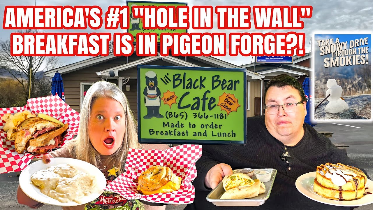 We Ate at the Best Hole in the Wall in America! Take A Snowy Drive With Us!