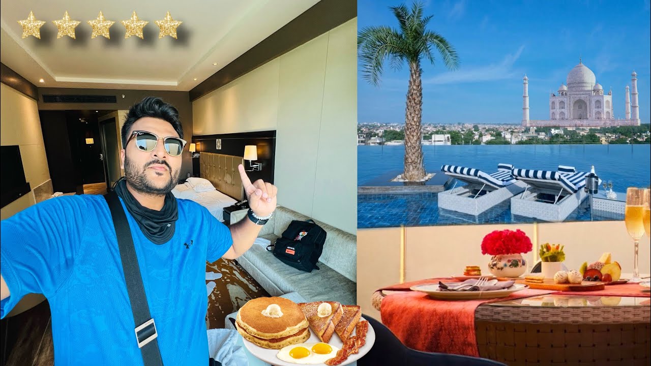 ₹4000 Luxurious Taj hotel Room in Agra || Taj Mahal View Hotel | unlimited 5star food | Luxury stay