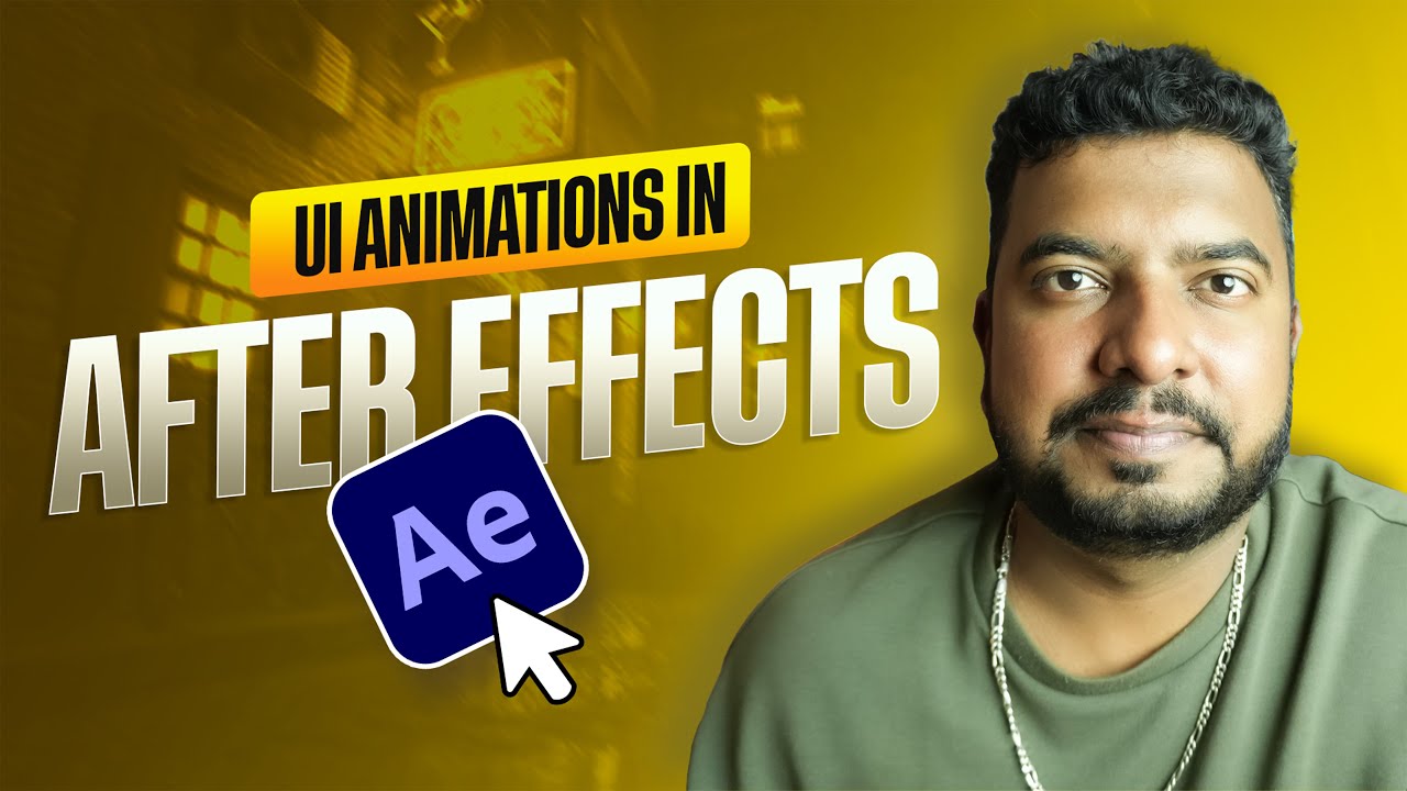 How to animate UI design in after effects