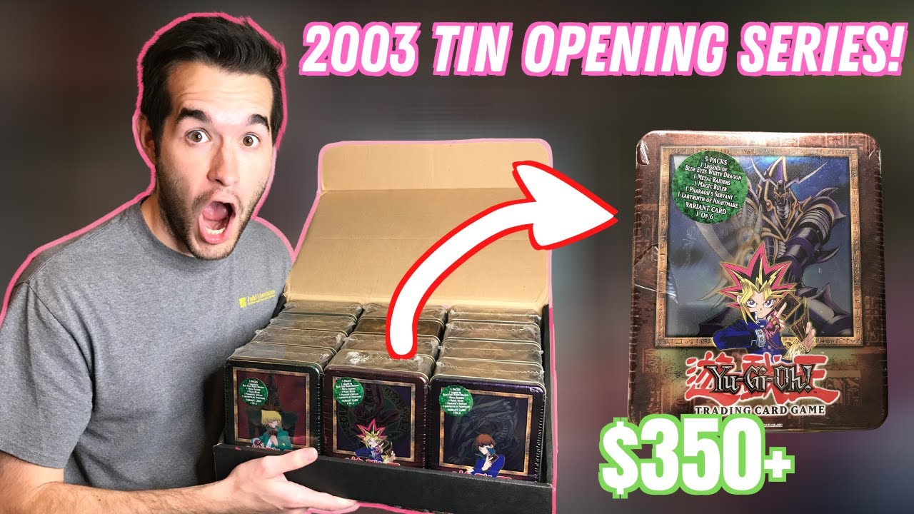 OPENING A $350 Buster Blader Yugioh Tin From 2003!