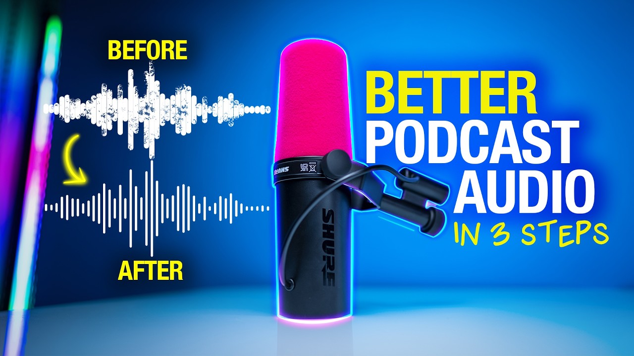 Make Your Voice Sound Better In Podcasts - 3 Quick Steps