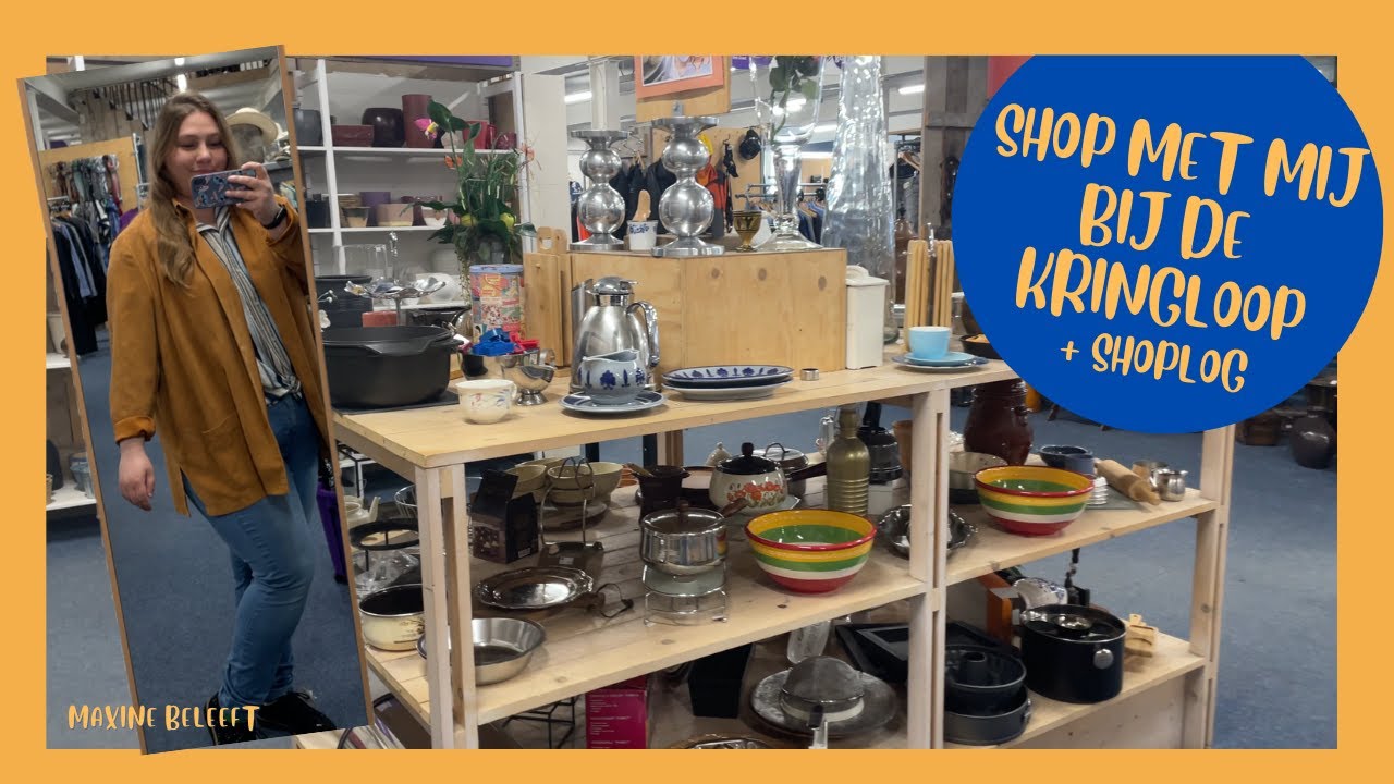 Shop met mij bij de kringloop // Het goed & thrift // GRATIS ITEMS //