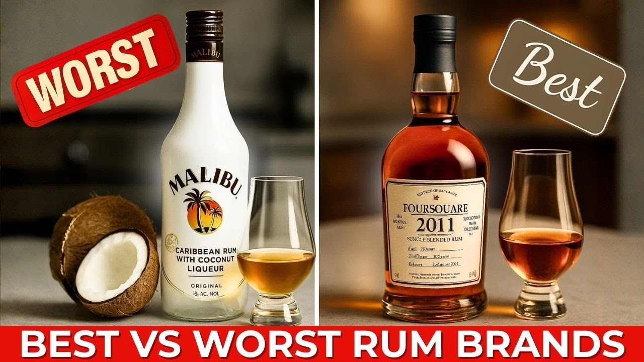 15 Famous Rum Brands Ranked Worst to Best!