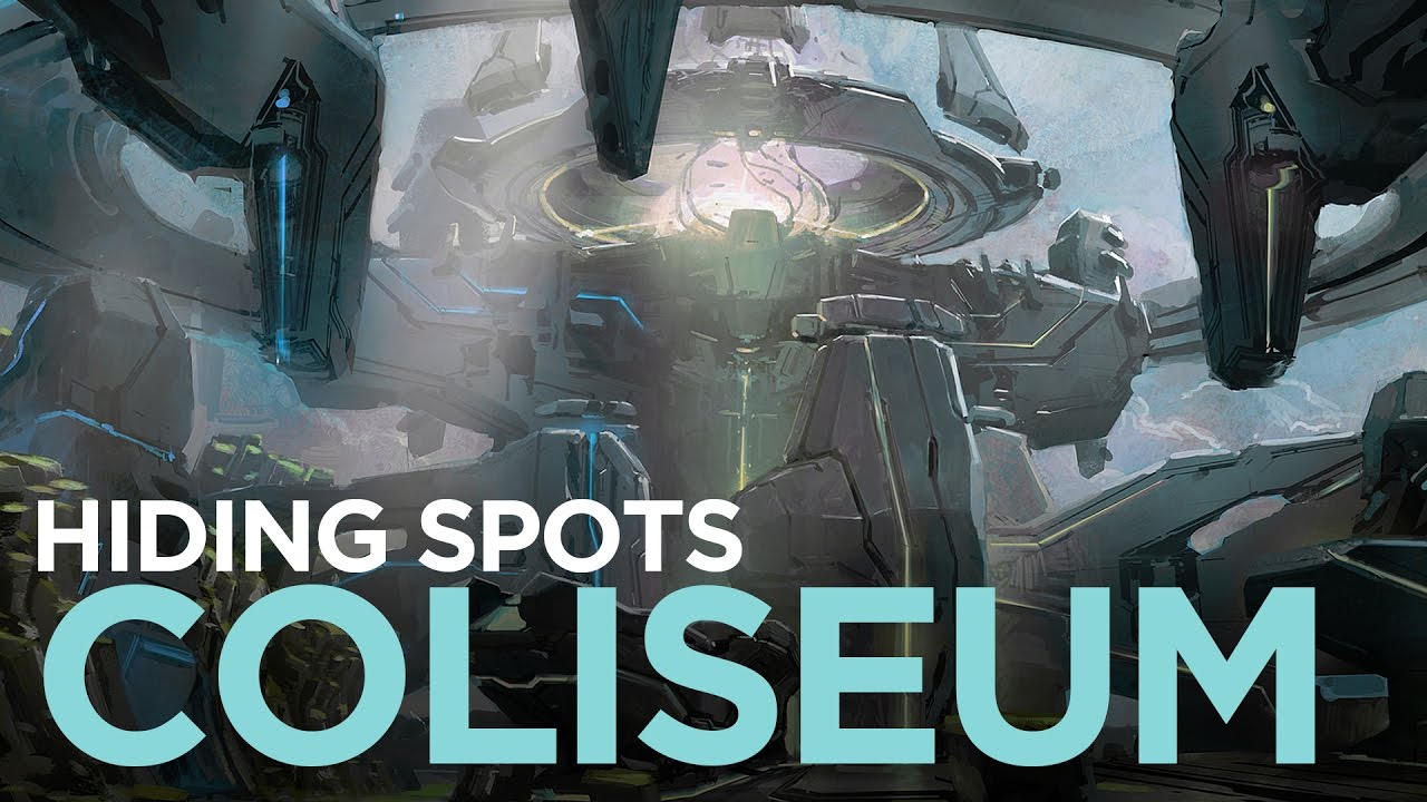 Halo 5 Hiding Spot Tutorials - Coliseum