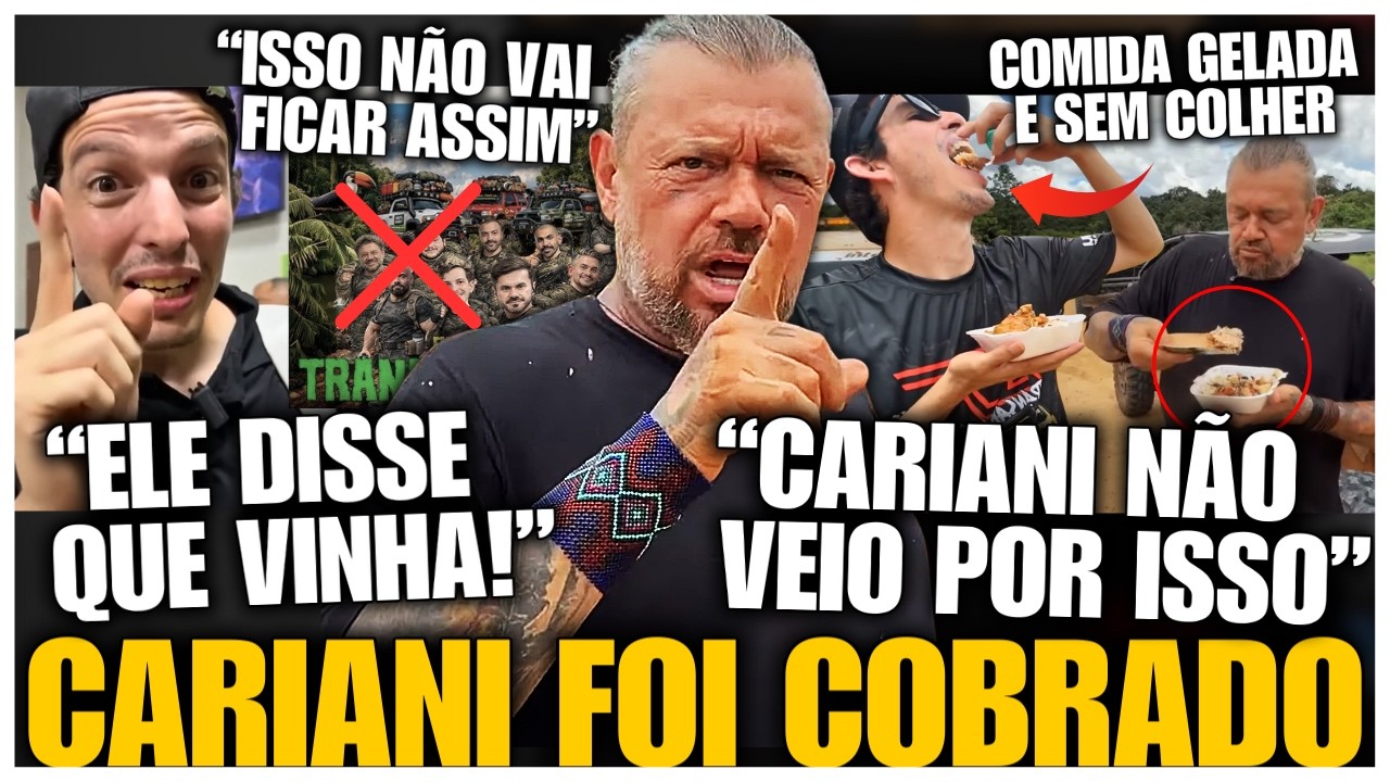 POLÊMICA! CARIANI FOI COBRADO AO VIVO APÓS ARREGAR E JAMAIS PASSARIA POR ESSE PERRENGUE