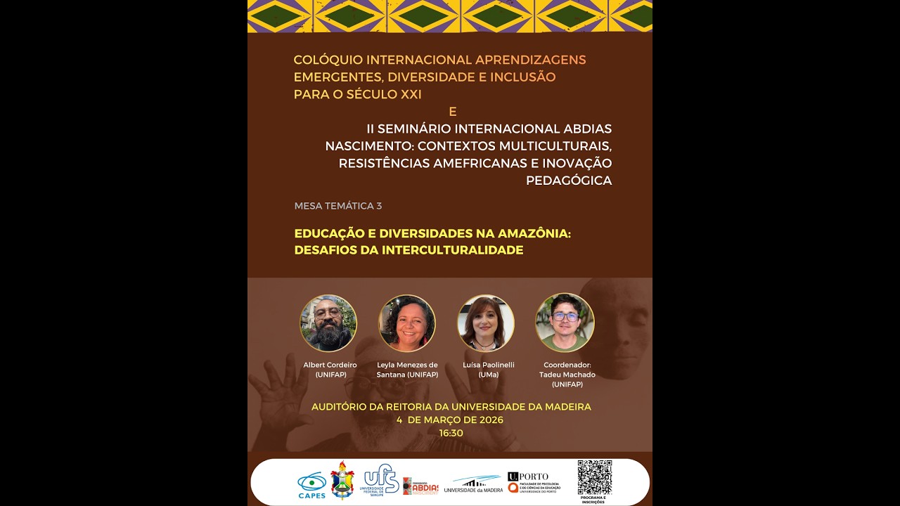 MESA TEMÁTICA 3 - EDUCAÇÃO E DIVERSIDADES NA AMAZÔNIA: DESAFIOS DA INTERCULTURALIDADE