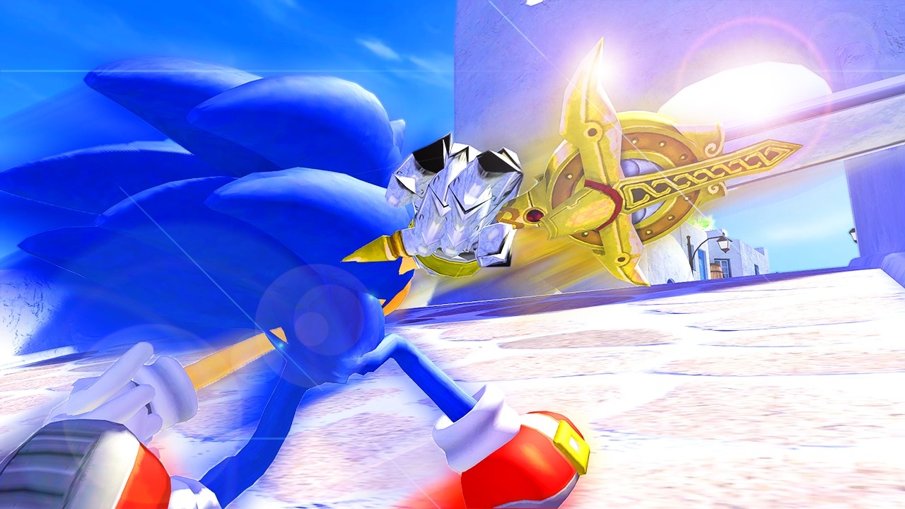 Black Knight Sonic In Sonic Unleashed PC!