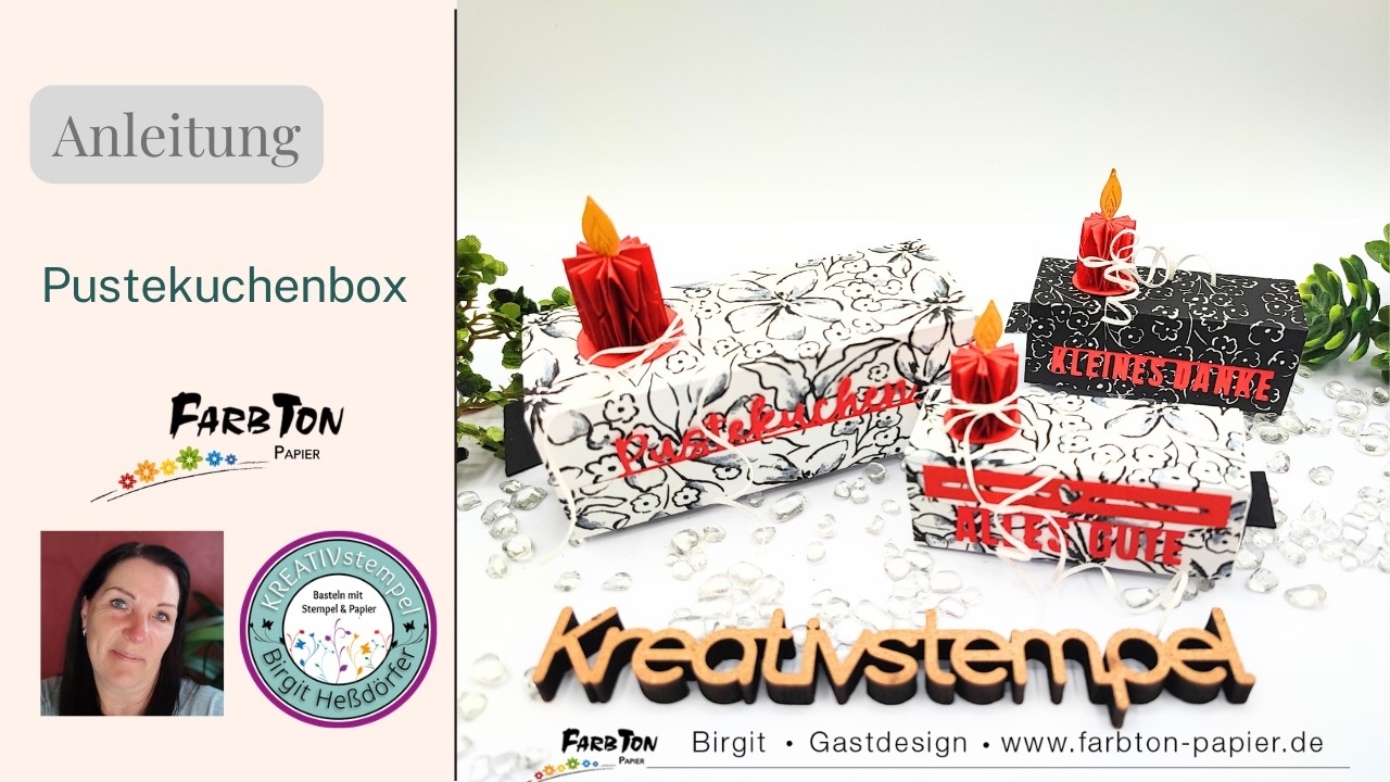 Anleitung Pustekuchenbox von Farbton Papier  / Wie toll ist das denn bitte