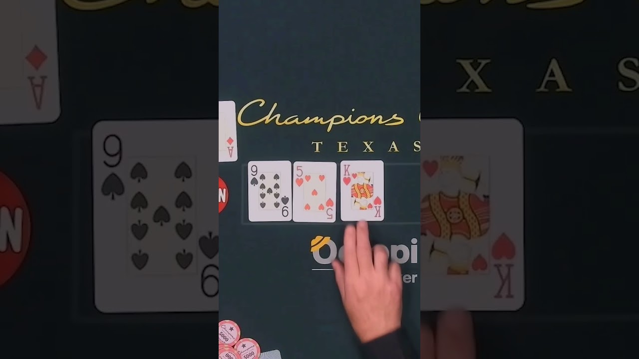 Crazy River Card in Texas Poker Tournament!