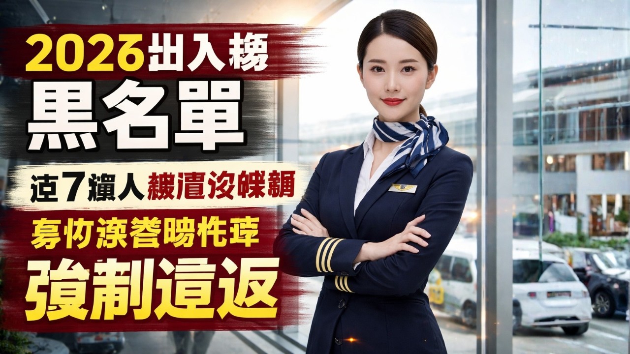 2026出入境黑名單曝光！這7類人機場必被攔！空姐緊急提醒：手機沒刪這