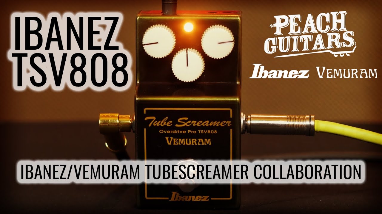 An introduction to the Ibanez TSV808 Overdrive - Ibanez/Vemuram Tubescreamer collaboration
