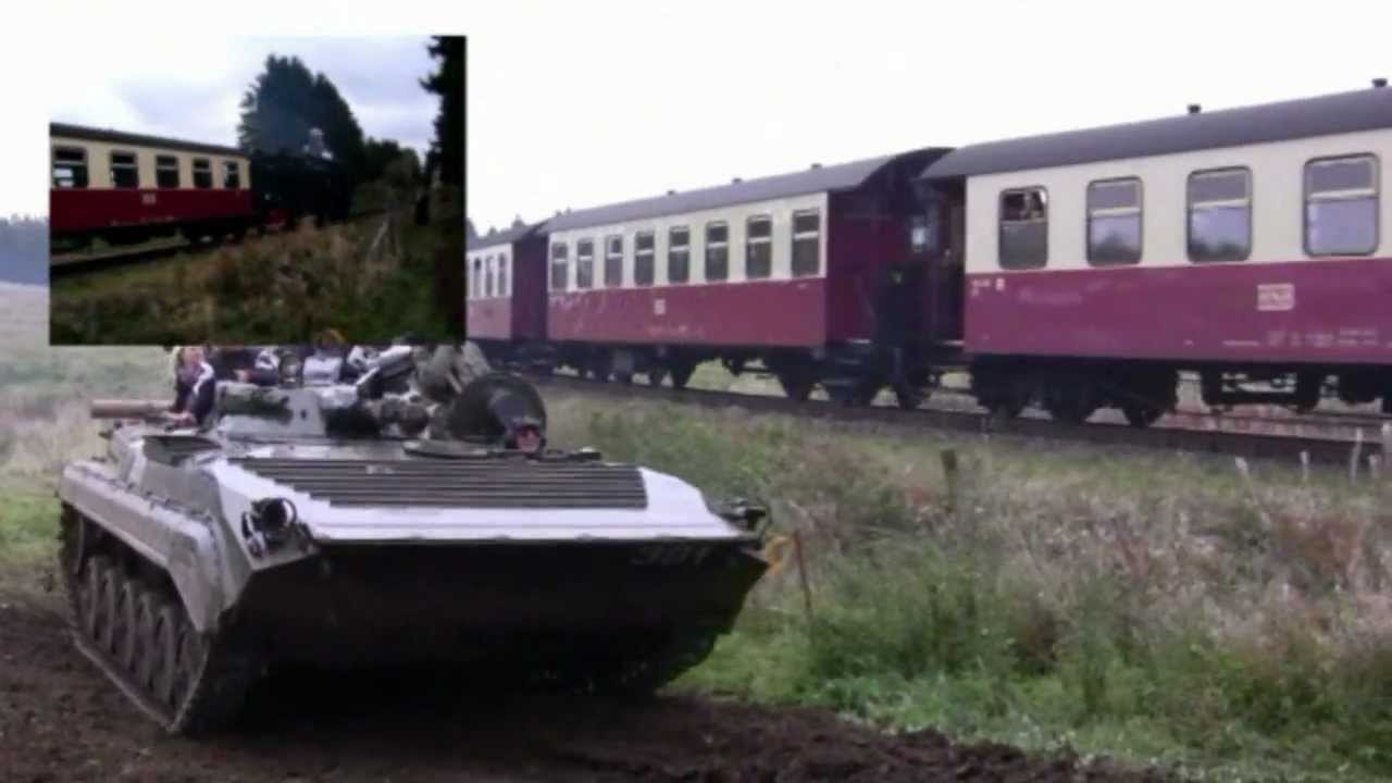 Panzer BMP-1 vs. Dampflok BR99