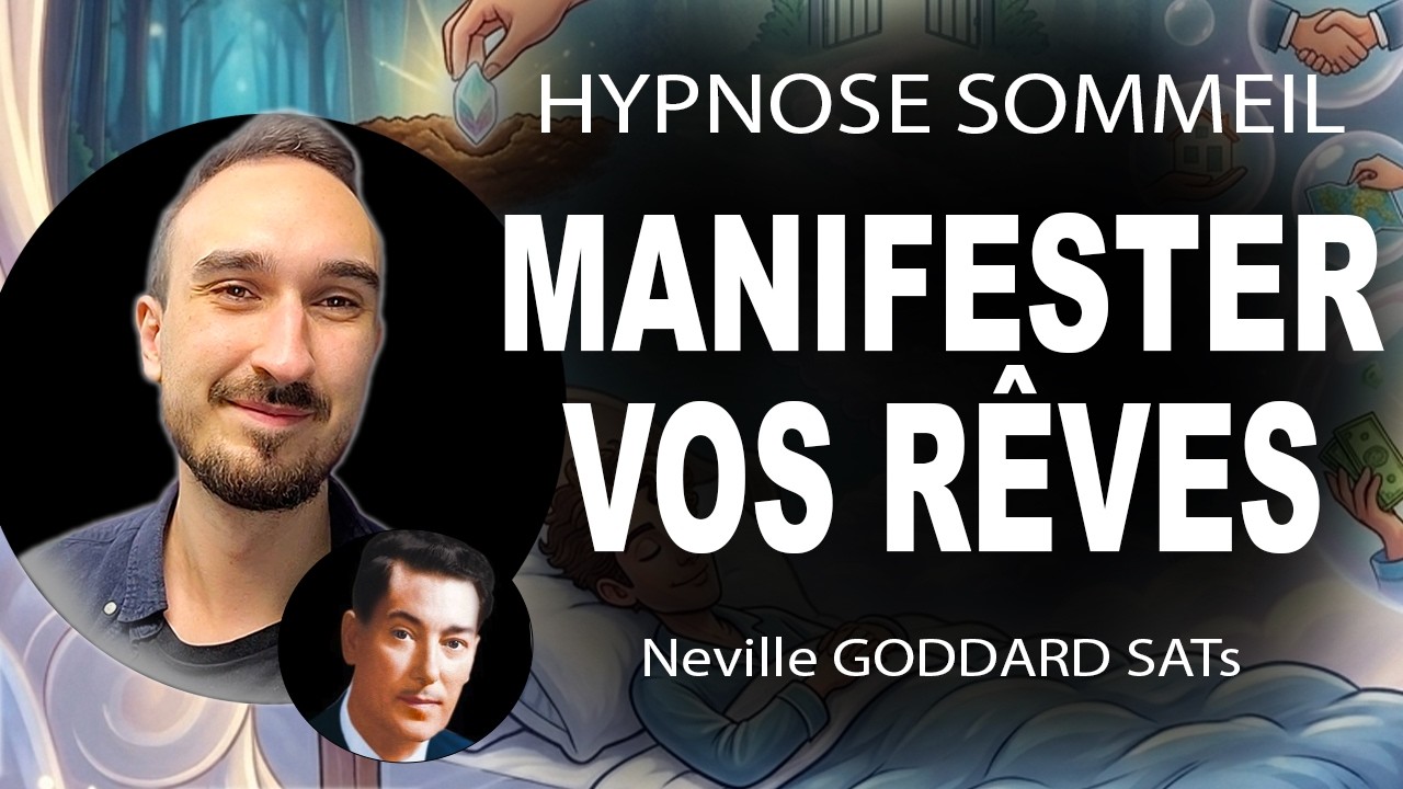 Hypnose sommeil pour manifester vos rêves | (SATs Neville GODDARD Technique)