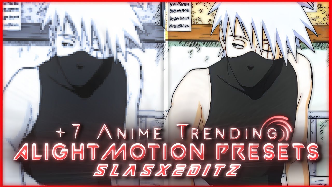 +7 Anime Trending Presets Alight Motion [ Xml + Material ] #alightmotion #animeedits #preset