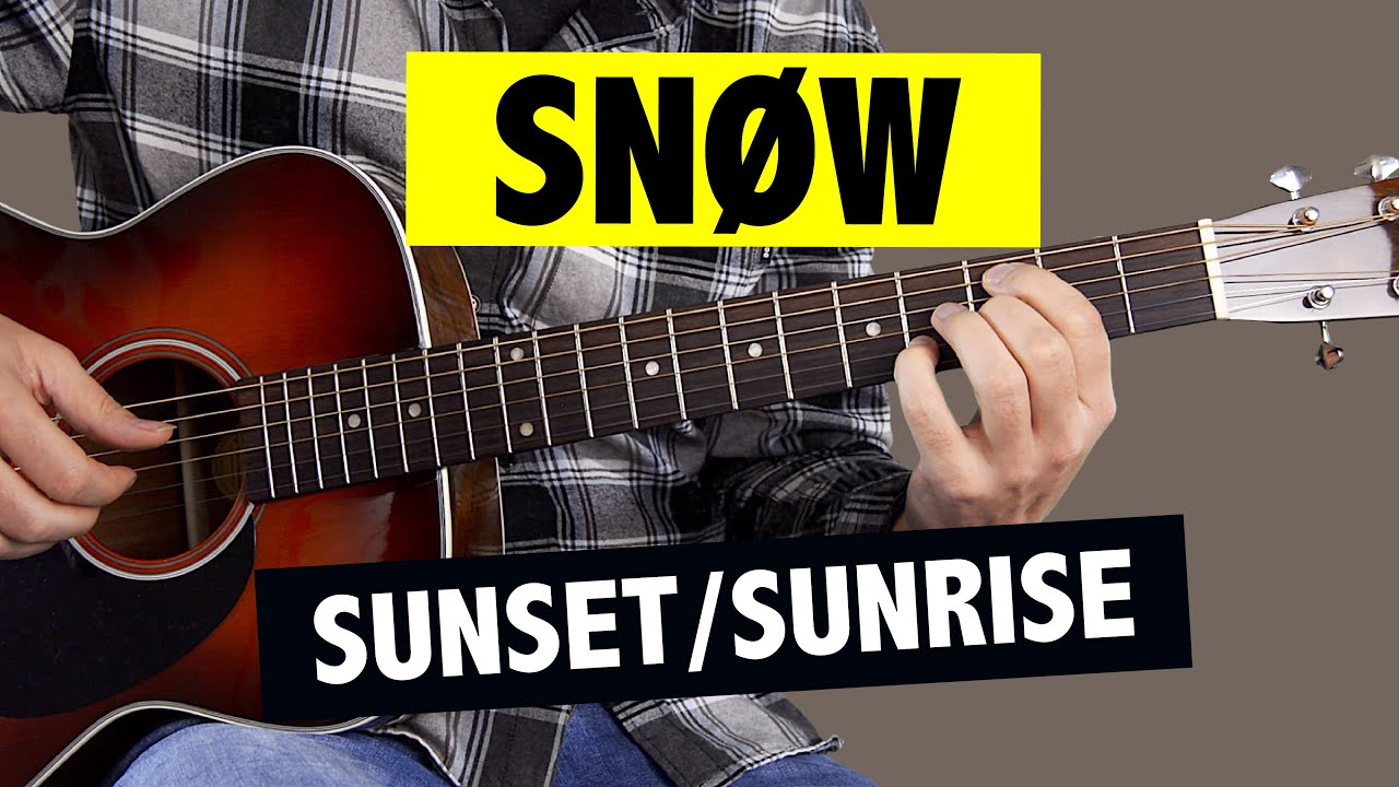 Snøw - Sunset/Sunrise // Easy Guitar Tutorial (+TAB)