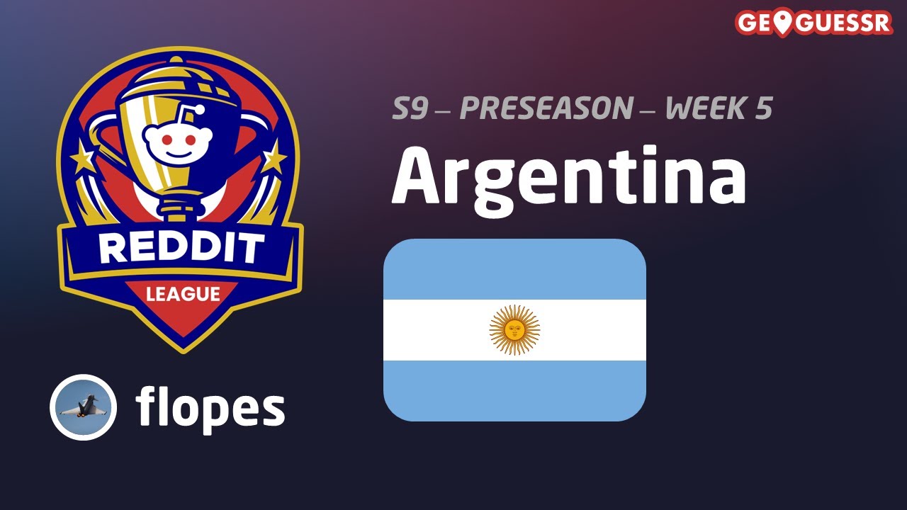 GeoGuessr Reddit League S9 - Preseason Week 5 - flopes