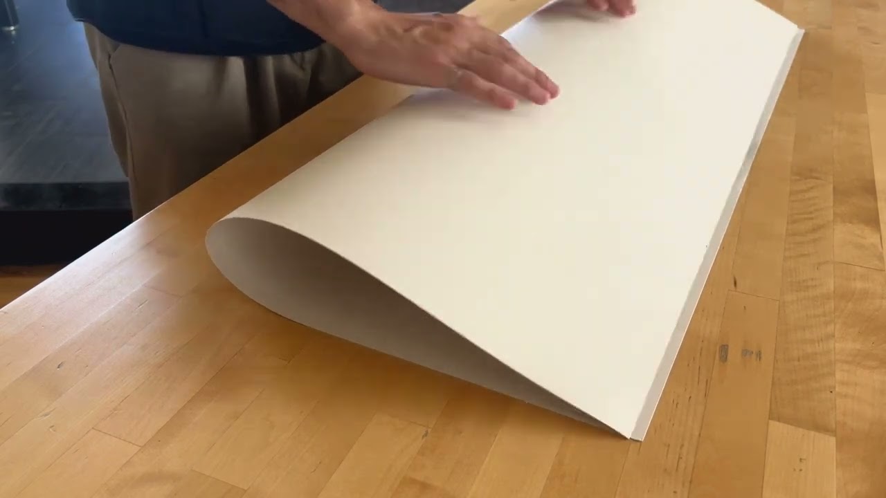 How to determine paper grain direction.