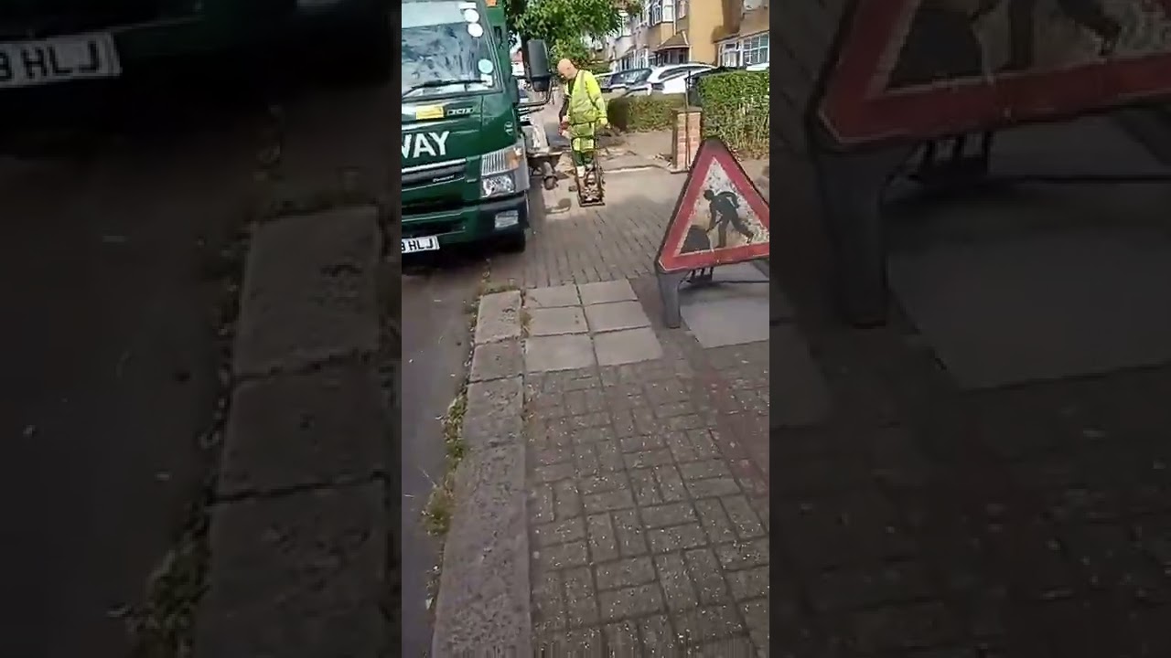 Gang stalking - Fake road works