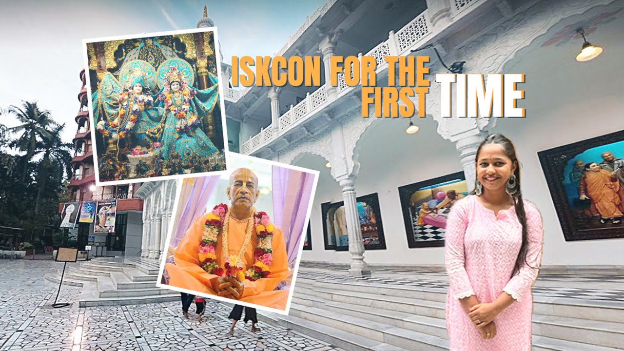 Visiting ISKCON TEMPLE For the first time😍✨ | PEACEFULL VIBE ☮ | #bhumika_vlogs #abhixvlogs #vlogs