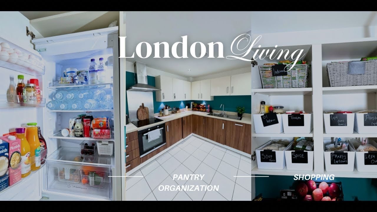 London Living #2: How To Organize A Small Kitchen On A Budget Pantry Restock, Organizing On A Budget