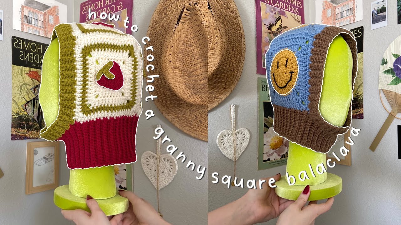 How to make the ULTIMATE granny square balaclava | easy + VERY customizable | Hayhay Crochet