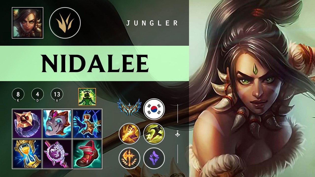 Nidalee Jungle vs Graves - KR Challenger Patch 26.05