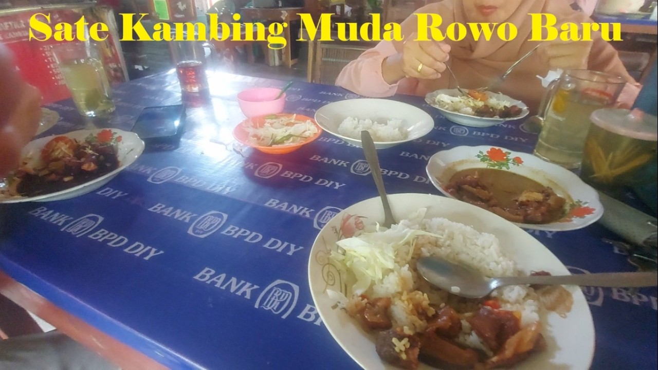 🔴 SATE KAMBING MUDA ROWO BARU‼️ MAMPIR  MAKAN SIANG DULU LUR . . .