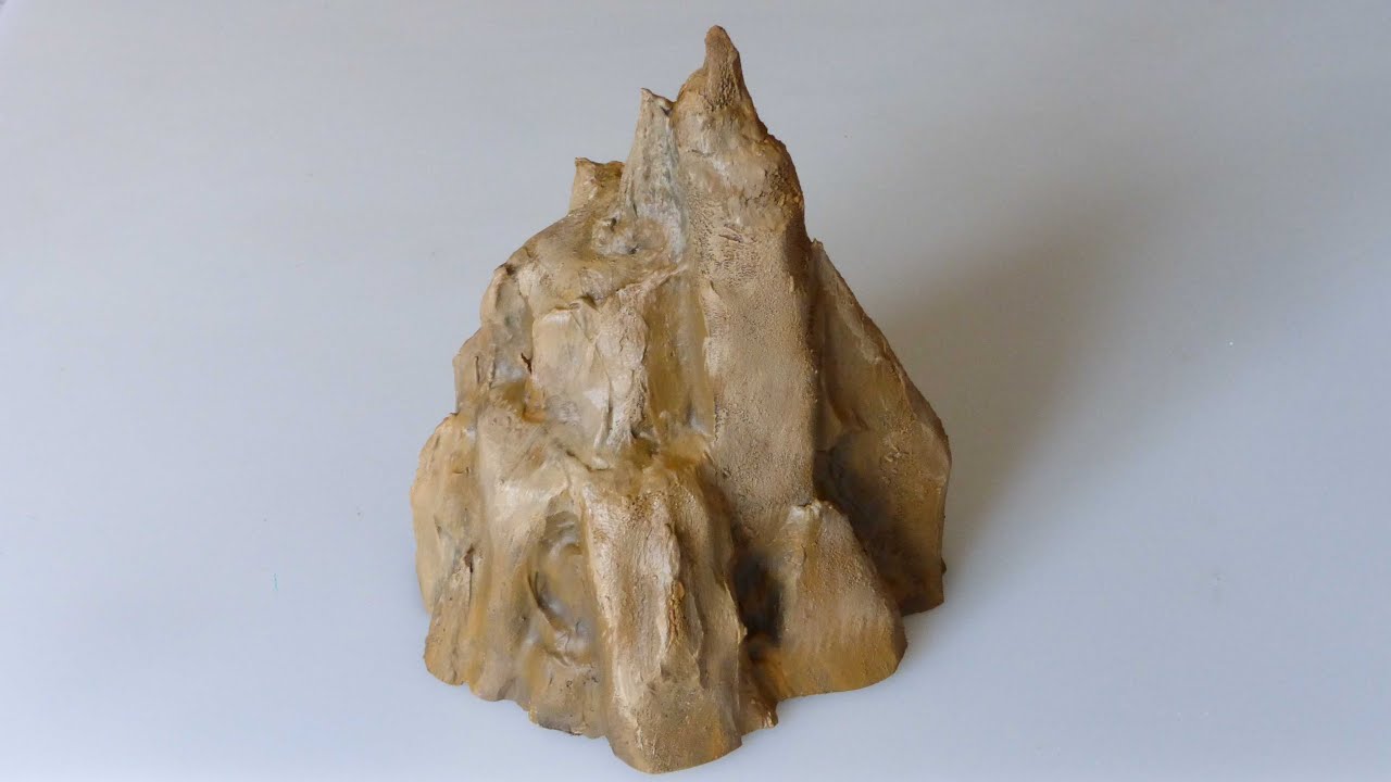 Cómo hacer una MONTAÑA con POLIESTIRENO para tus MAQUETAS y Dioramas.