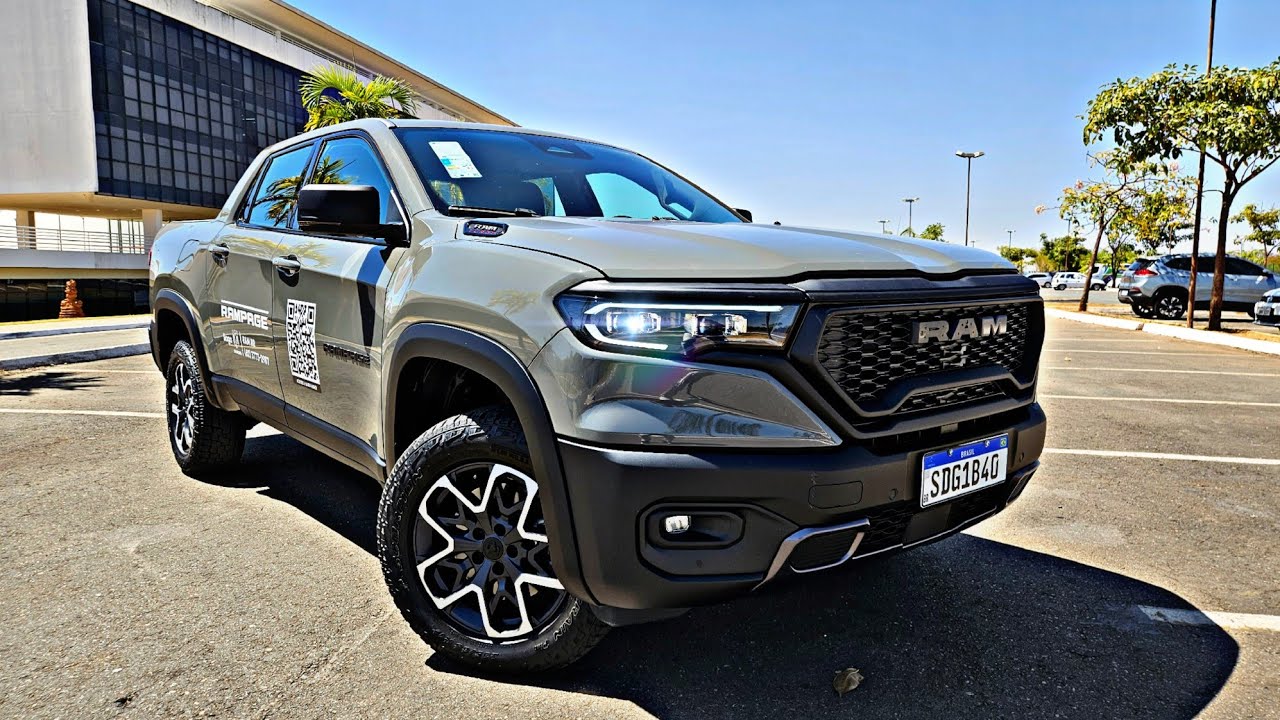 RAM Rampage Rebel 2024 - A Picape Definitiva? Tem Muito Motor e Muito Estilo. Avaliação Completa!