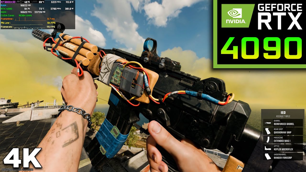 Call of Duty: Warzone | RTX 4090 24GB (Maximum Settings Gameplay in Native 4K UHD) | DLSS 4.0 OFF