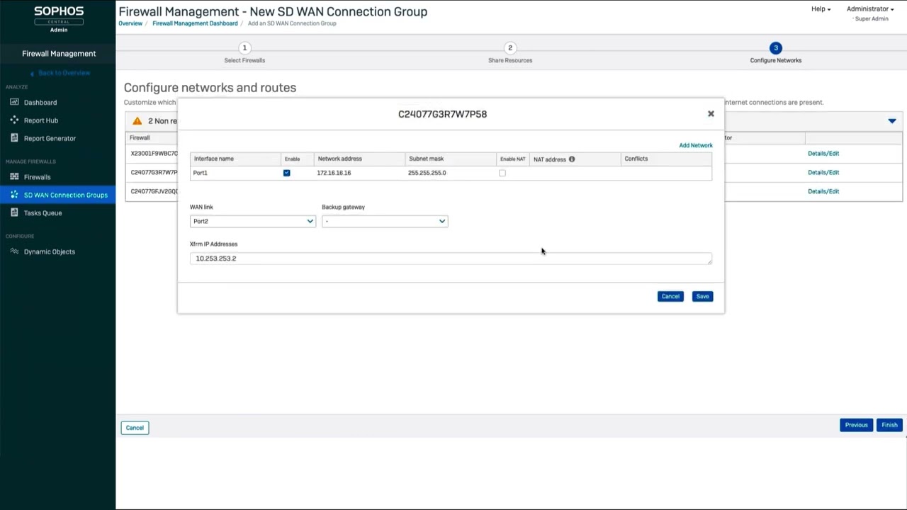 Sophos Central SD-WAN VPN Orchestration for Sophos Firewall