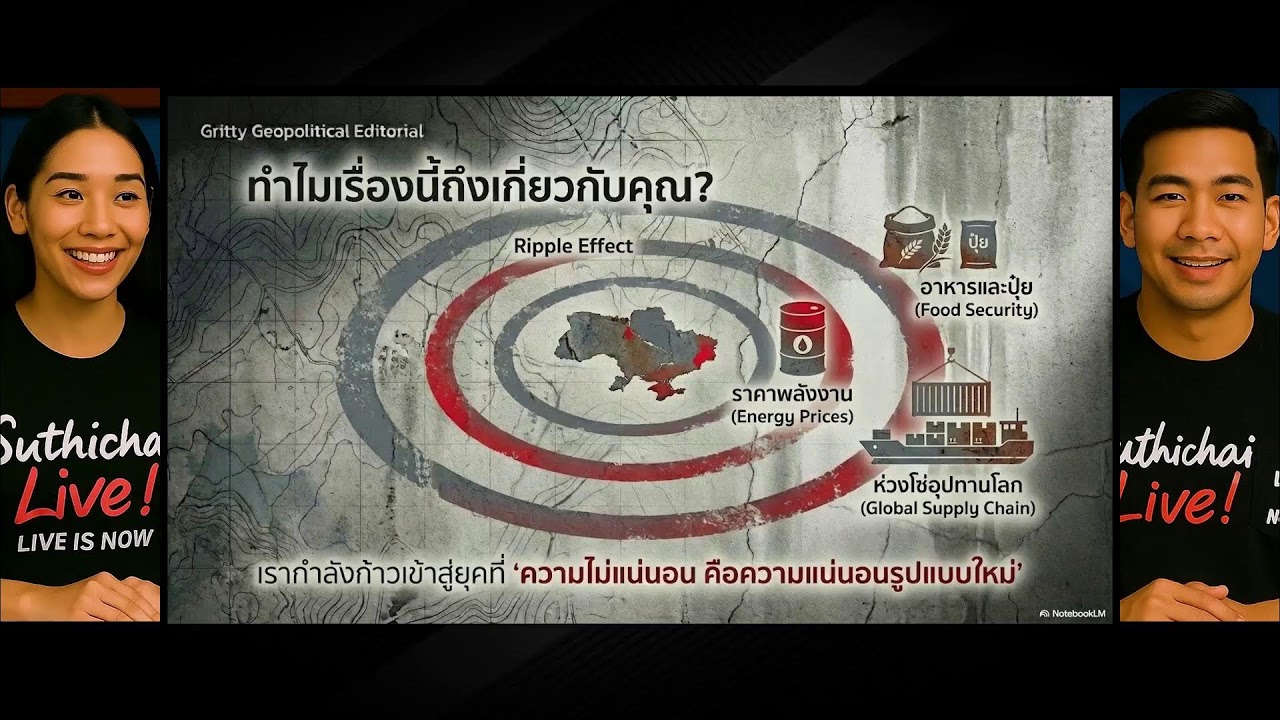 สงครามยูเครน ปีที่ 5: สมรภูมิเดือดและการทูตที่ทางตัน Suthichai Live 24-2-69