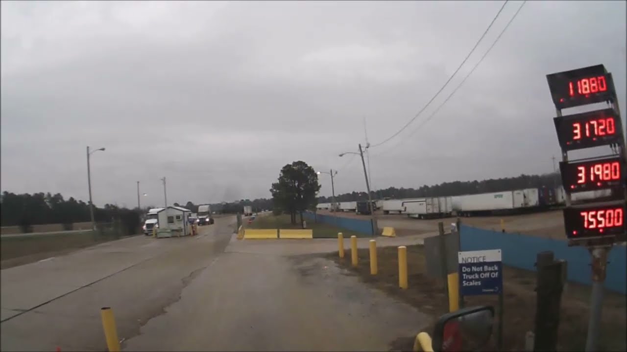 Winter's scenery of America's wet and low land. Texarkana to Little Rock, AR. Time-lapse. 2017-02-06
