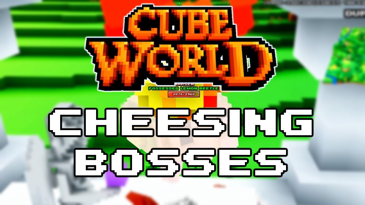 Steam Reviews and Cheesing Bosses - Cube World 2019