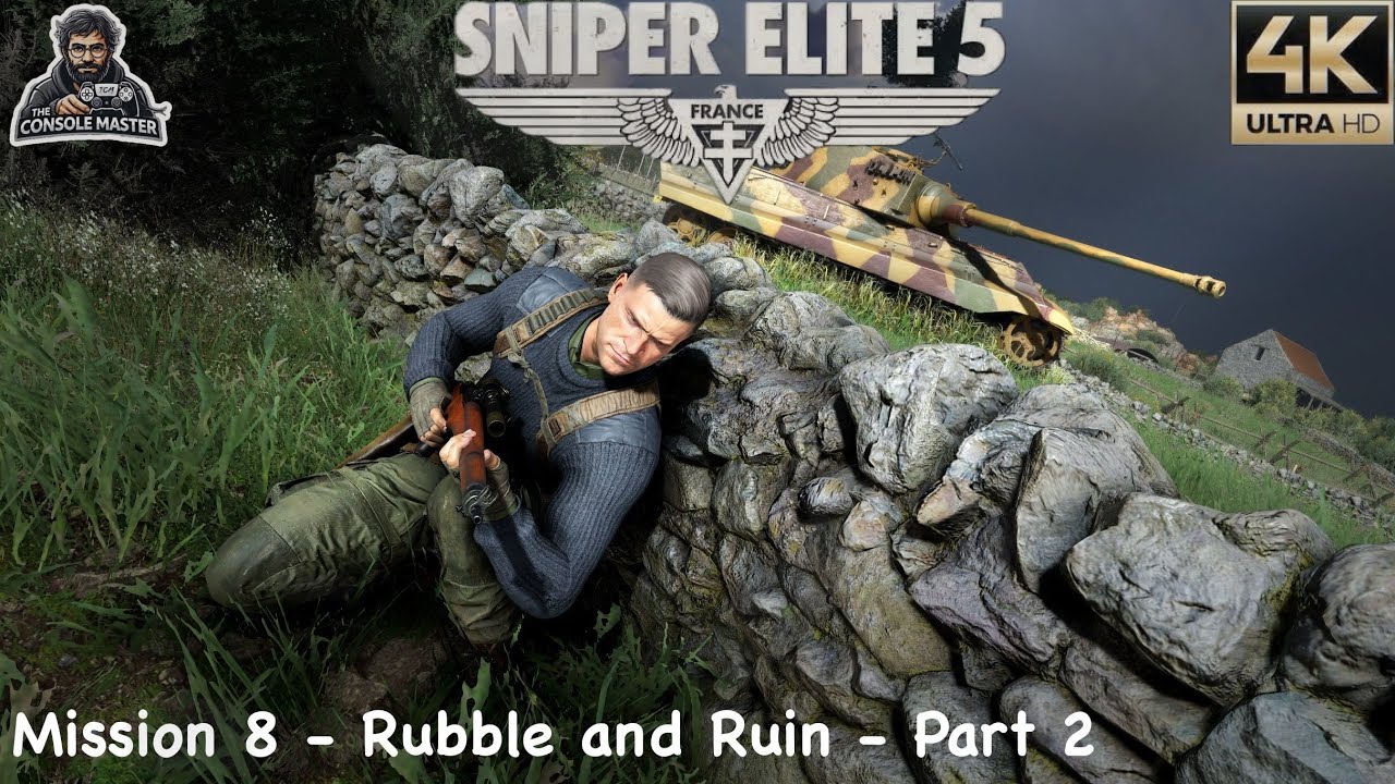 Sniper Elite 5 &ndash; Mission 8: Rubble and Ruin (Part 2) | PS5 Gameplay | 4K HDR 60FPS