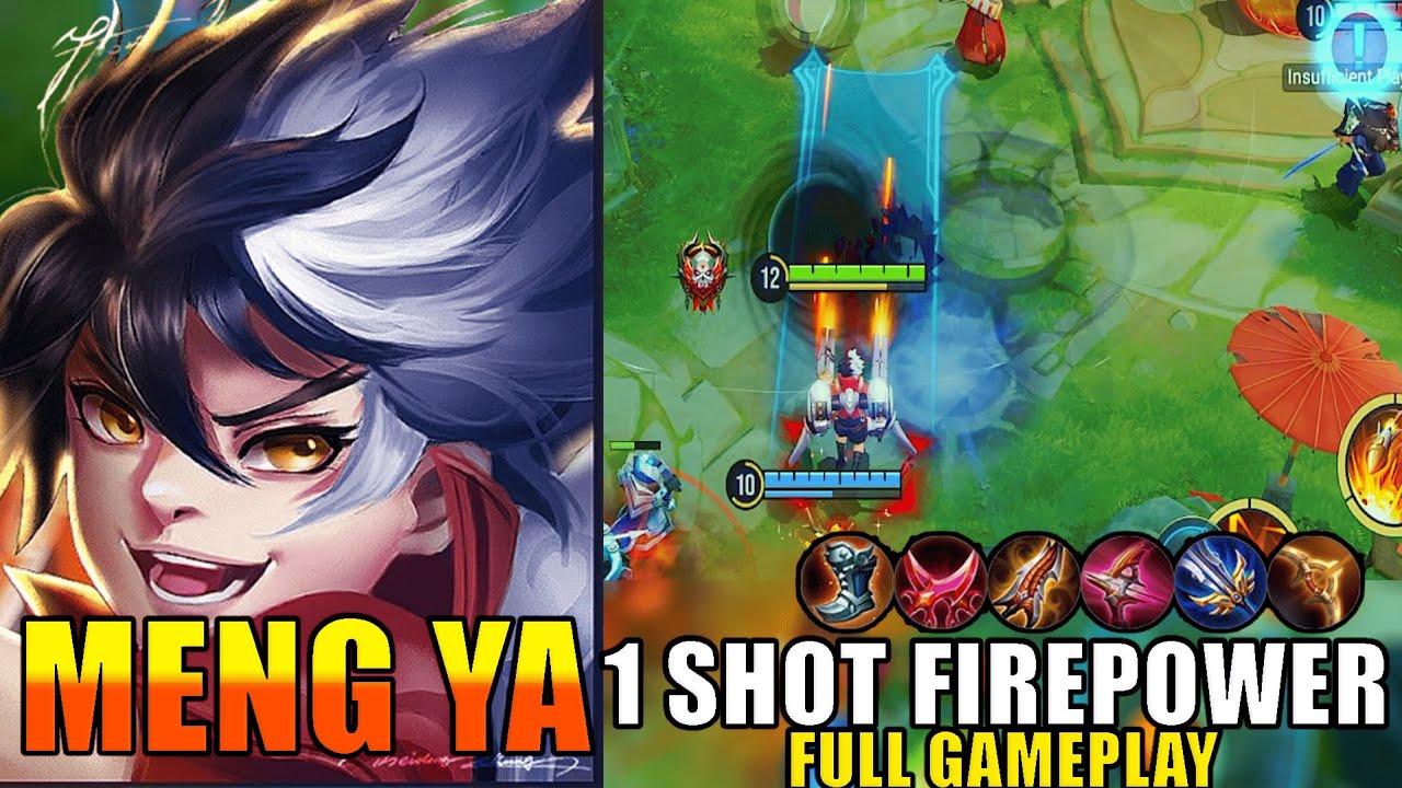 MENGYA HIGH DAMAGE UNLIMITED FIREPOWER GAMEPLAY❗HONOR OF KINGS ❗2025❗ HOK ❗