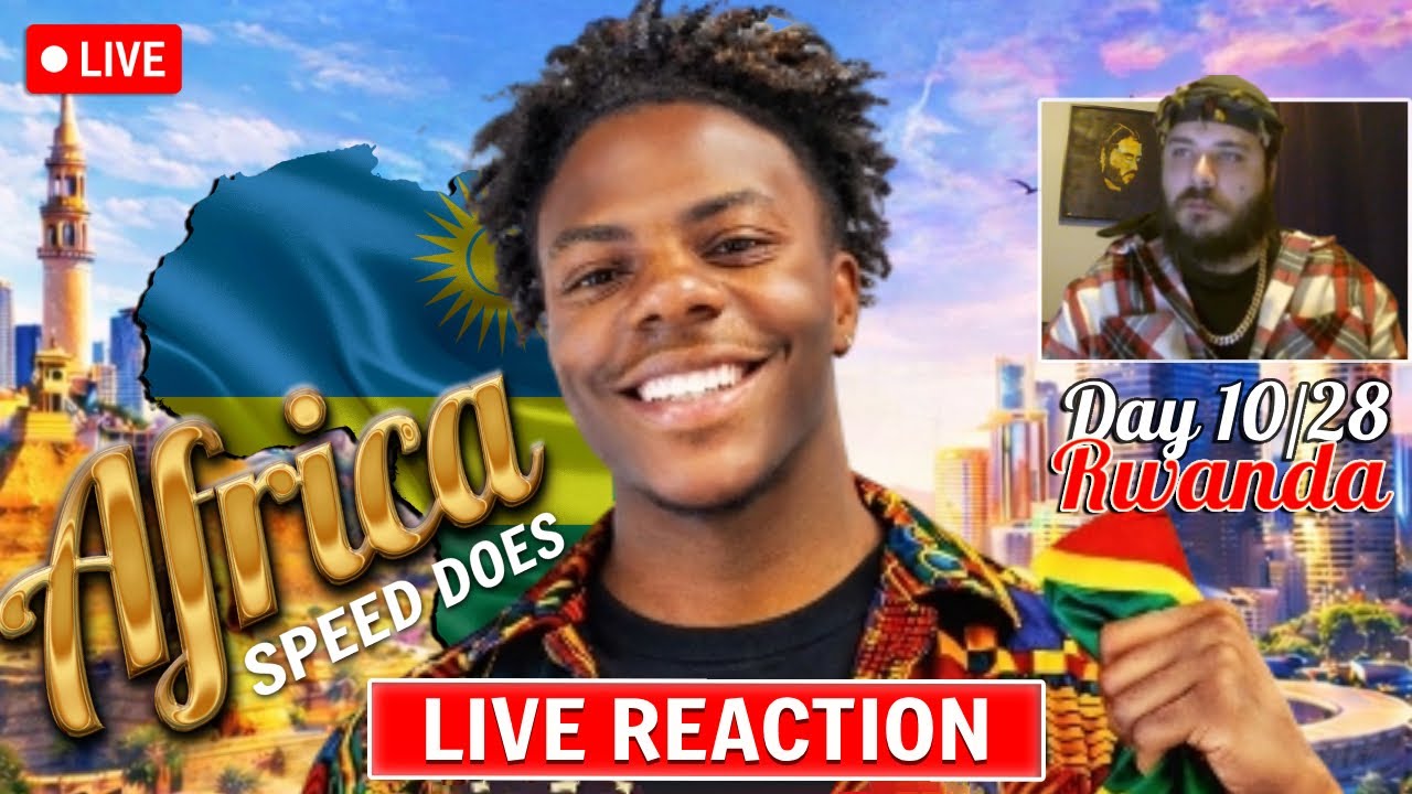 IShowSpeed Africa Tour in Rwanda Africa | Speed Does Africa (LIVE REACTION)