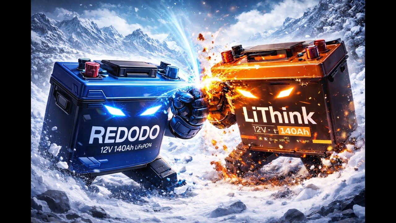 Starcie Akumulator&oacute;w 140Ah LiThink Vs Redodo #lifepo4battery #test #12v #lithink #redodo