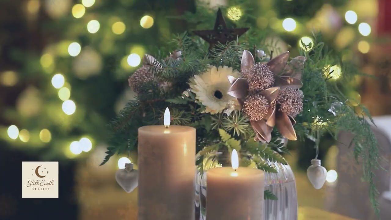 Silent Candlelight ❄️ Christmas Candle Glow | Calm Holiday Ambience (No Music)