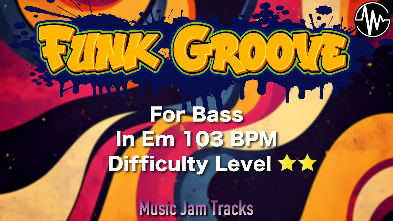 Funk Groove Jam for【Bass】E Minor BPM103 | No Bass Backing Track