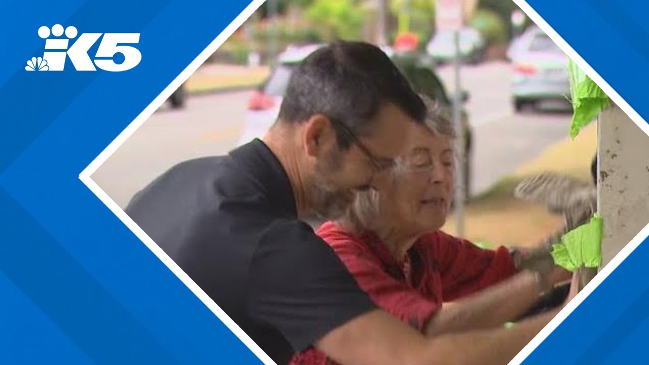 View Ridge neighbors scrub away hate, call for action after antisemitic graffiti
