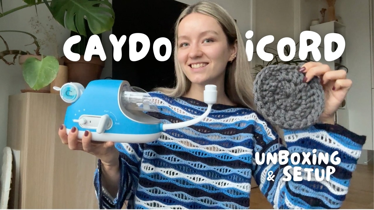 Вязальная машина Caydo I Cord Knitting Machine Pro — распаковка, настройка, идея проекта и обзор 😍