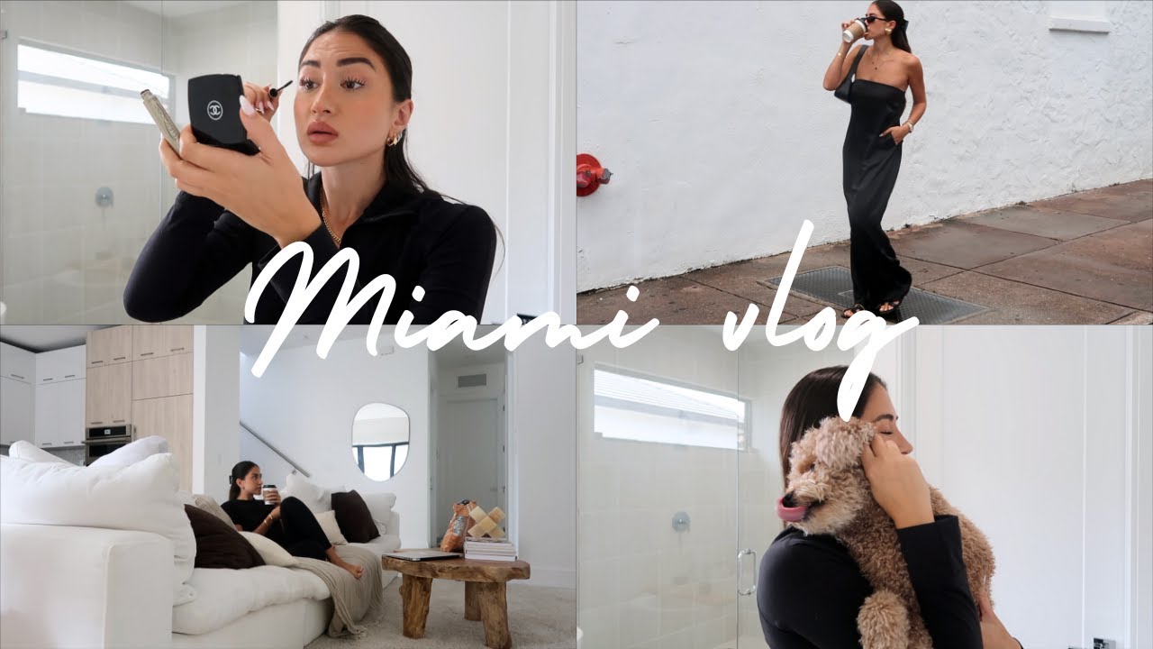 Weekend vlog in Miami ♡ Moving diaries… new furniture, events, big tip on how I take my photos!!