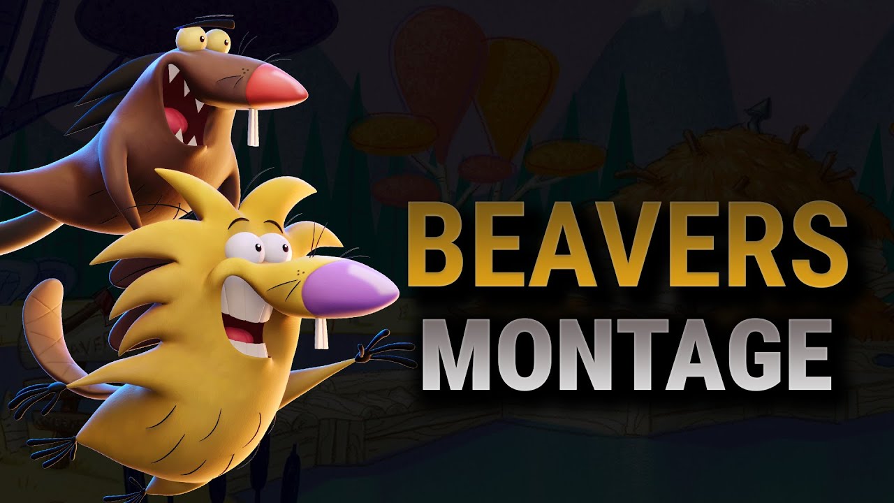 Angry Beavers Montage -  Nickelodeon All Star Brawl 2 