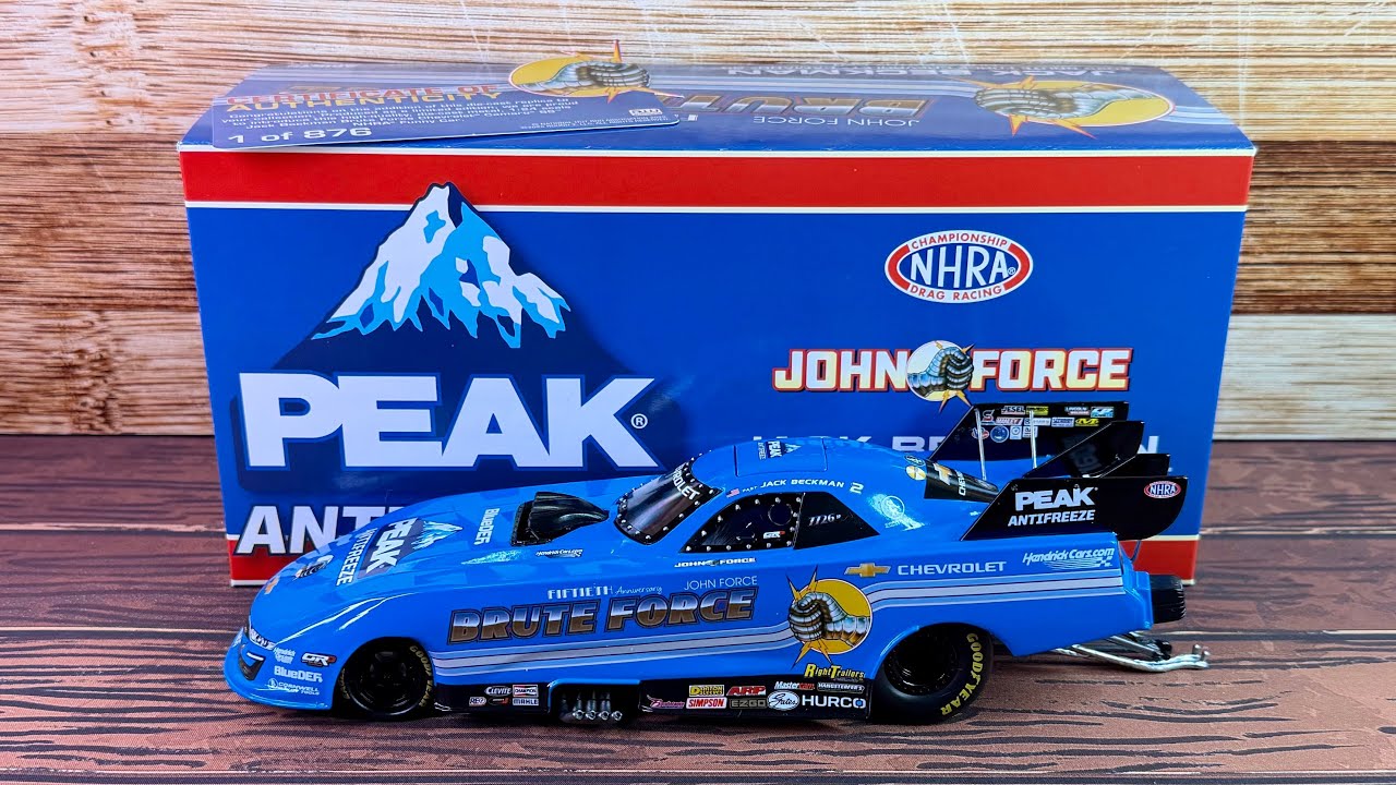 ОБЗОР: Модель Jack Beckman 2025 Brute Tribute 1:24 NHRA Funny Car от Auto World