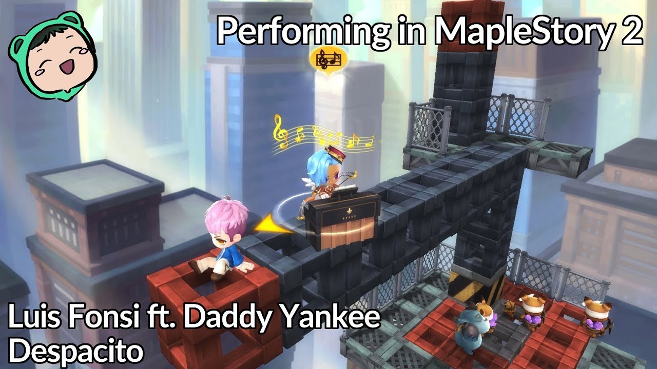 Luis Fonsi ft. Daddy Yankee - Despacito - Performing in MapleStory 2