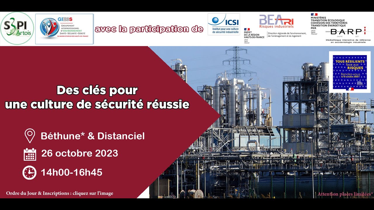 🅕🅐🅡 🅣🅞🅤🅡 WEBINAR : Des clés pour une culture de sécurité réussie 26 octobre 2023