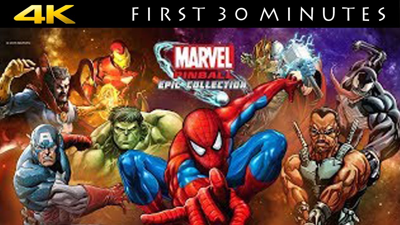 [PS5, PS4] Marvel Pinball: Epic Collection Vol. 1 (4K 60 FPS Gameplay)